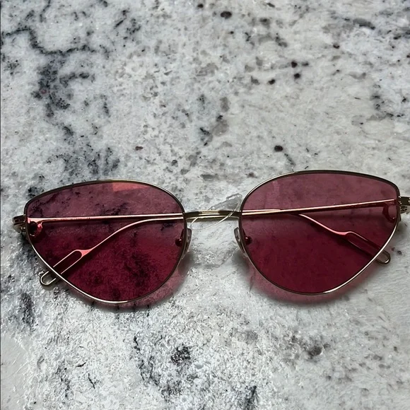 Cartier Red Sunglasses Luxurious Accessory